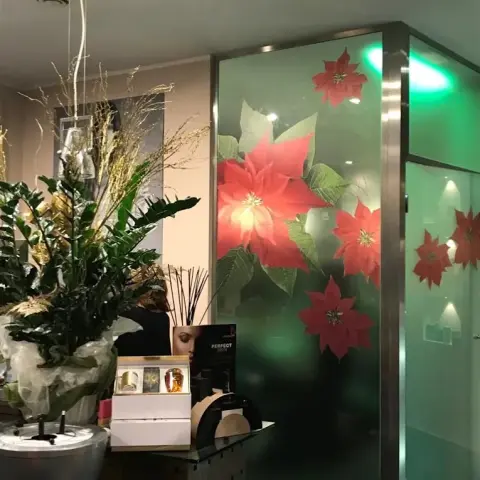 allestimento locale per il natale