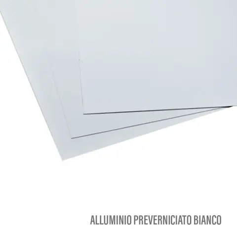 alluminio preverniciato bianco